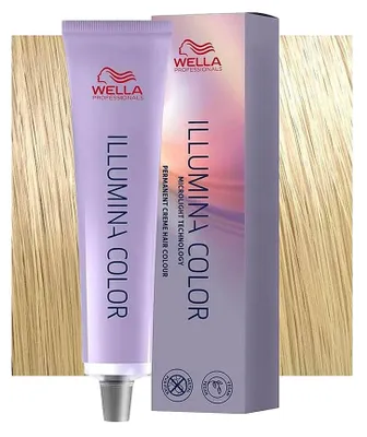 Produktbild von Wella Illumina Color 10/38 Hell-Lichtblond Gold-Perl 60 ml, Blond, 10/38, Lightest Blonde/Gold Pearl, Unisex, 60 ml, Alle Haare