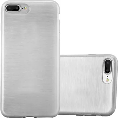 Produktbild von Cadorabo Hülle für Apple iPhone 7 PLUS / 7S PLUS / 8 PLUS Schutz Hülle in Silber Schutzhülle TPU Silikon Etui Case Cover