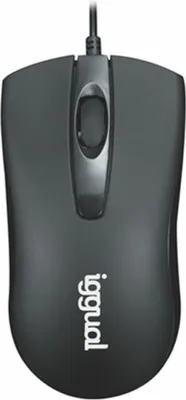 Produktbild von iggual IGG317648, Beidhändig, USB Typ-A, 1200 DPI, Schwarz