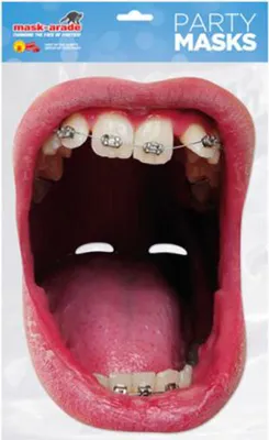 Produktbild von Lippe - Masken - Zahnspange Fun Maske