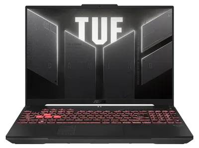 Zdjęcie produktu dla ASUS TUF Gaming A16 FA607NUG-WH73, laptop z procesorem AMD Ryzen™ 7 7445HS, ekran 40,6 cm (16"), rozdzielczość Full HD+, 16 GB pamięci DDR5-SDRAM, dysk SSD 512 GB, karta graficzna NVIDIA GeForce RTX 4050, Wi-Fi 6 (802.11ax), system Windows 11 Home, kolor: szary