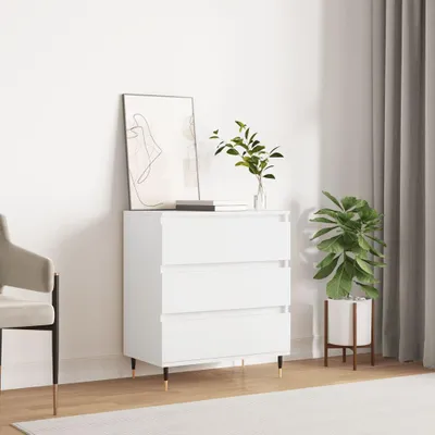 Zdjęcie produktu dla vidaXL Kredens biały 60x35x70 cm Materiał drewnopochodny