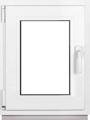 Obrázek produktu pro Framex sklepní okno malé okno bílé šířka x výška 45 x 55 cm (450 x 550 mm) dvojité (32 mm) otočné/sklopné DIN levé - Premium - Všechny velikosti