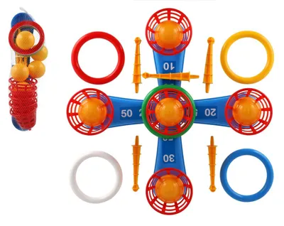 Produktbild von Ringwurf-Basketball-Geschicklichkeitsspiel Für Kinder