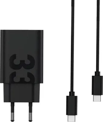 Produktbild von Motorola TurboPower 33W EU, Drinnen, AC, 1 m, Schwarz