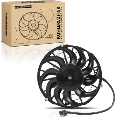 Obrázok produktu pre Frankberg 1x chladič motora s jedným ventilátorom s rámom ventilátora chladiča Opel Calibra A Corsa B Tigra Vectra