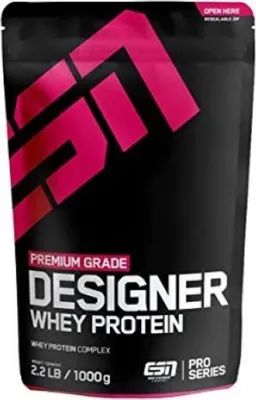 Immagine prodotto di ESN Premium Grade Designer Whey Protein Complex Polvere di proteine, Fragola, 1kg