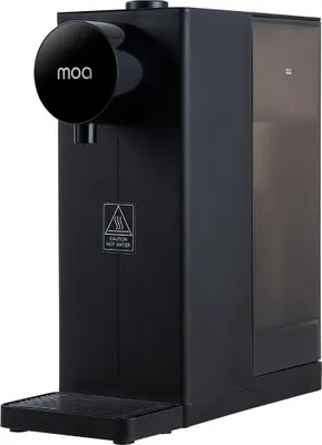 Produktbild von MOA Heißwasserspender 2L mit Temperaturregelung - Instant Wasserkocher - 20-100°C - Heißwasserzapfhahn - Milchfunktion - BPA-frei - Schwarz