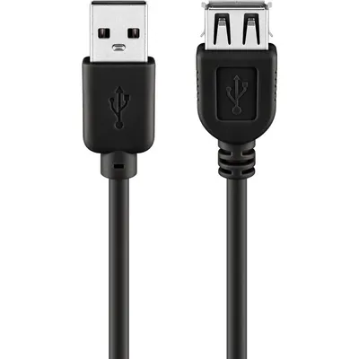 Produktbild von USB 2.0 (ST-BU) 3m Verlängerungskabel Schwarz