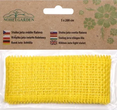 Immagine prodotto di Nastro JUTA giallo larghezza 5cm lunghezza 2m