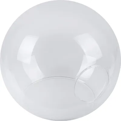 Immagine prodotto di Paralume ad anello trasparente 14 cm – paralume moderno in vetro per un'illuminazione interna elegante