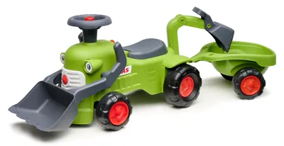 Produktbild von Falk Claas Aufsitztraktor mit Anhängerlader und Schaufel