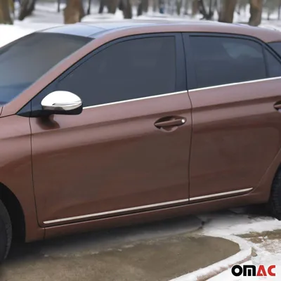 Obrázok produktu pre Bočná lišta pre Škoda Rapid 2012-2019 bočná ochrana dverí nerezová oceľ chróm