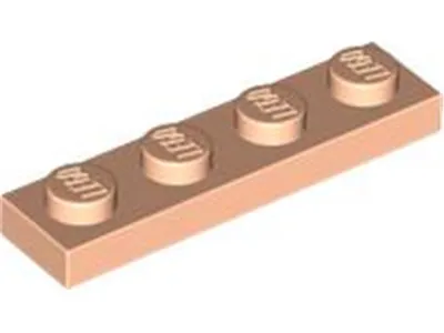 Produktbild von Lego® 1x4 Platte 3710 - 250 Stück Helles Nougat