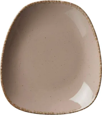 Immagine prodotto di Piatto da colazione Casa in porcellana grigia 19 x 16,5 x 3 cm