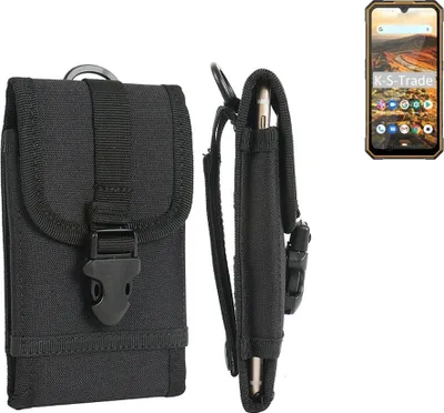 Produktbild von K-S-Trade Holster Handy Hülle kompatibel mit Cubot KingKong 5 Holster Handytasche Gürtel Tasche Schutz Hülle Robust Outdoor schwarz