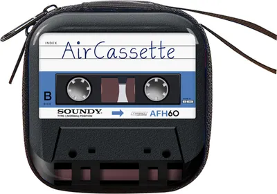 Produktbild von Brieftasche Radio Tape Print Reißverschluss Vintage Metall Geldbörse Aufbewahrungstasche für Party Kamera##