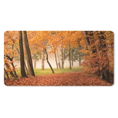 Produktbild von MuchoWow® Mauspad Mousepad Blätter - Herbst - Wald 60x30 cm - Mousepads - Maus Mat - Pad - Mausunterlage - Nachhaltig