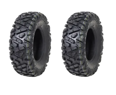 Produktbild von 2x 25x8-12 Reifen P350 25x8.00-12 6PR E4 43J TL Hakuba Geländereifen für Quad ATV