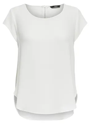 Produktbild von ONLY 15142784, Top (Kleidung), Erwachsener, Weiblich, Weiß, White / Cloud Dancer, Kurzärmel