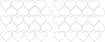 Obrázek produktu pro Valentýnské srdíčkové samolepky, 5 cm, 40 kusů, bílé matné