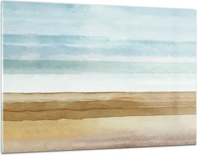 Produktbild von Bilder auf glas - Einteilig - Abstraktion Gürtel Gold - 120x80cm - Glasbilder - Wandbilder - Bilder - zum Aufhängen bereit - Wanddekoration aus Glas - Glas Bilder - Wandbild auf Glas - GAA120x80-4263