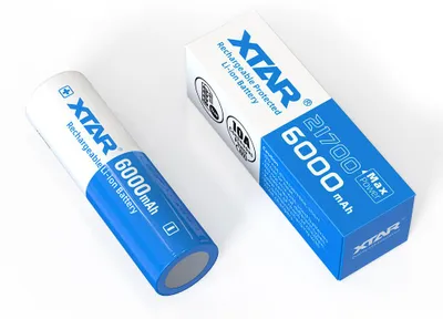 Produktbild von Xtar Li-Ion Akku Typ 21700 Max Power- 6000mAh