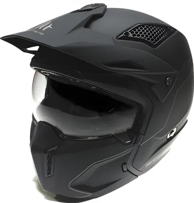 Immagine prodotto di Casco integrale MT Helmets L, colore nero opaco, modello Streetfighter S SV, con strisce, omologazione HIRP e visiera ECE