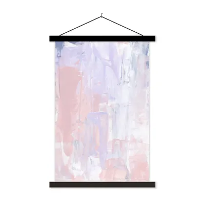 Produktbild von MuchoWow® Textilposter Farbe - Pastell - Gestaltung 40x60 cm mit schwarzem Rahmen - Wanddekorationen