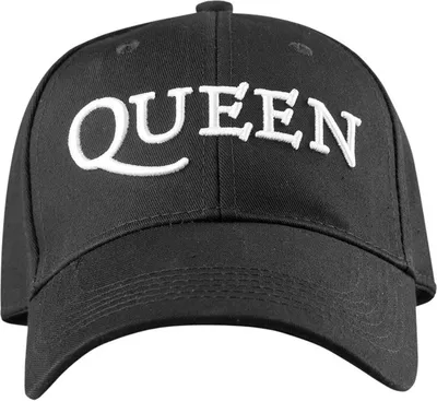 Image de Queen - Casquette de baseball homme/femme unie RO6053 (Taille unique) (Noir/Blanc)
