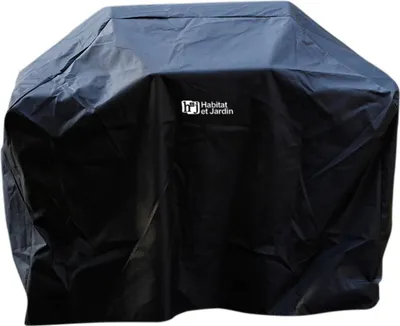 Image de Housse pour barbecue - 140 x 110 cm - Noir