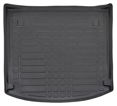 Produktbild von SCOUTT | Kofferraumwanne Laderaumwanne Kompatibel mit Opel Astra 3 H SW / Kombi 2004-2009, mit Hoher Rand, Kofferraum-Schutzmatte, Geriffelt, Aufrollbar, Schwarz