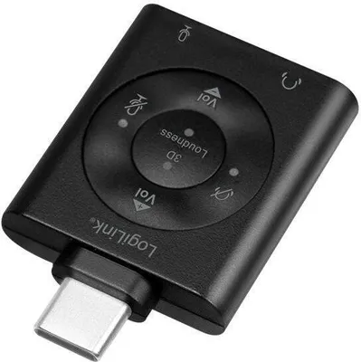 Obrázek produktu pro LogiLink UA0365, USB typu C, 96KHz, 27 mm, 40 mm, 8 mm