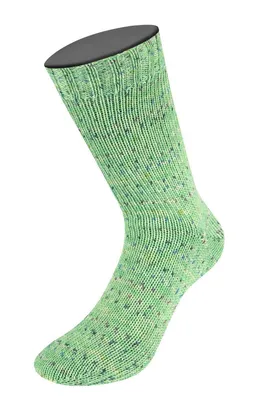 Zdjęcie produktu dla Lana Grossa - Miles wide 100g Merino Extrafine Stella 2540 jasnozielony ecru szary fuksja niebieski żółty