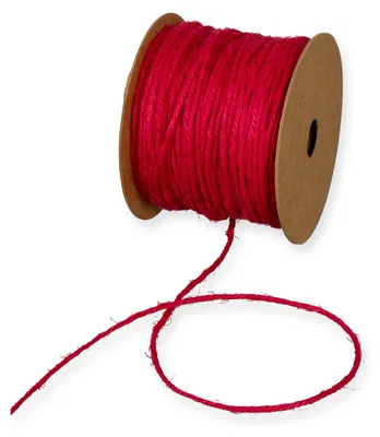 Produktbild von Rote Jutekordel zum Gestalten und Verzieren von Deko- und Bastelprojekten