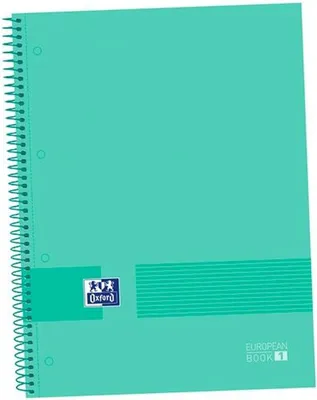 Image de Carnet de notes Oxford &YOU Menthe A4+ 80 feuilles 5 pièces