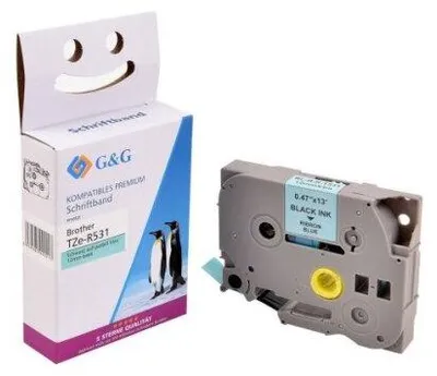 Immagine prodotto di Nastro adesivo in seta G&G compatibile con Brother TZe-R531