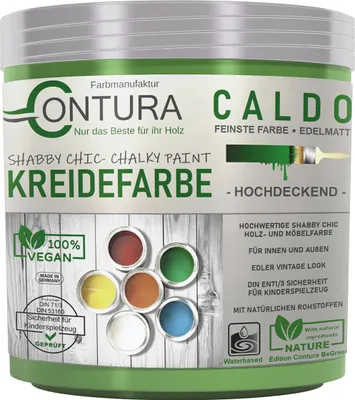 Produktbild von Contura BeGreen 250ml. Kreidefarbe Shabby Chic Möbellack - 19 Maigrün