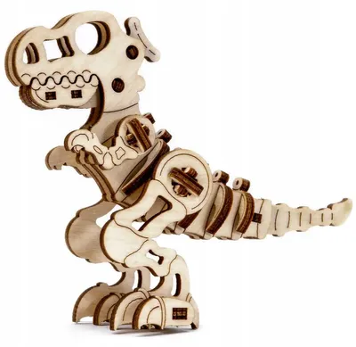 Produktbild von Wooden.City 3D Holzpuzzle T-Rex Dinosaurier Lernspielzeug