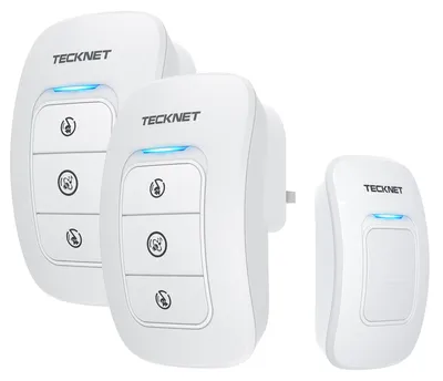 Produktbild von TECKNET Türklingel IP65 Funkklingel Aussen Wasserdicht