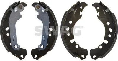 Produktbild von SWAG Bremsbackensatz Trommelbremse Hinten für FORD Fiesta Mk7 Schrägheck 33 10 7699