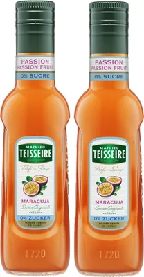 Produktbild von Teisseire Getränke-Sirup Maracuja 0% Zucker 0,25L (2er Pack)