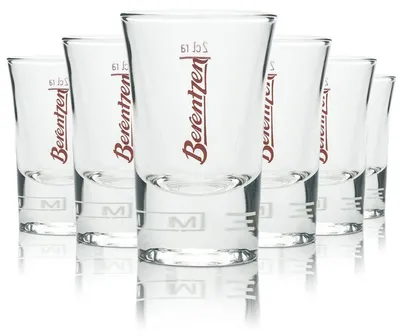 Produktbild von 6x Berentzen Likör Glas Shot 2cl