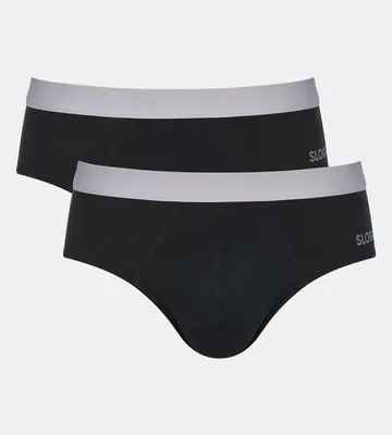 Productafbeelding van Sloggi Heren GO ABC 2.0 Boxershorts, 2-pack, Zwart, Maat S