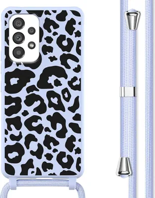 Produktbild von imoshion SilikonHülle design mit Band Samsung Galaxy A53 - Animal Lila