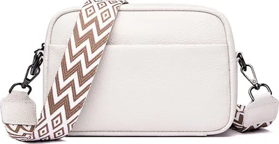 Image de INF Sac à bandoulière en cuirPolyuréthaneBlanc