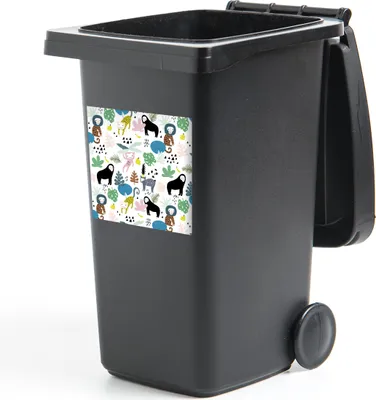Produktbild von MuchoWow® - Abfall-Aufkleber - Container - für Abfallcontainer