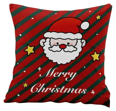 Produktbild von Weihnachtskissen - Rot, Samt - Dekoration für Schlafzimmer und Wohnzimmer