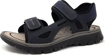 Produktbild von Rieker 26761-14 Herren Sandalen Trekking Outdoorsandalen, Größe:44 EU, Farbe:Blau