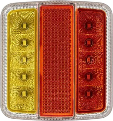 Obrázok produktu pre Zadné svetlo 4 funkcie 98x105mm 14LED PM